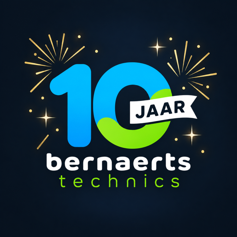 10 jaar Bernaerts Technics jubileumlogo